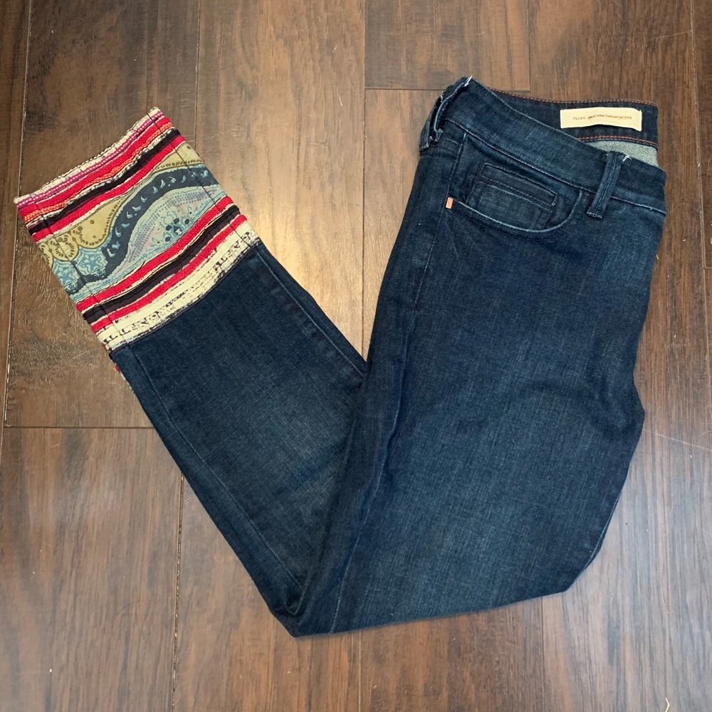 Pilcro + the Letterpress Embroidered Denim